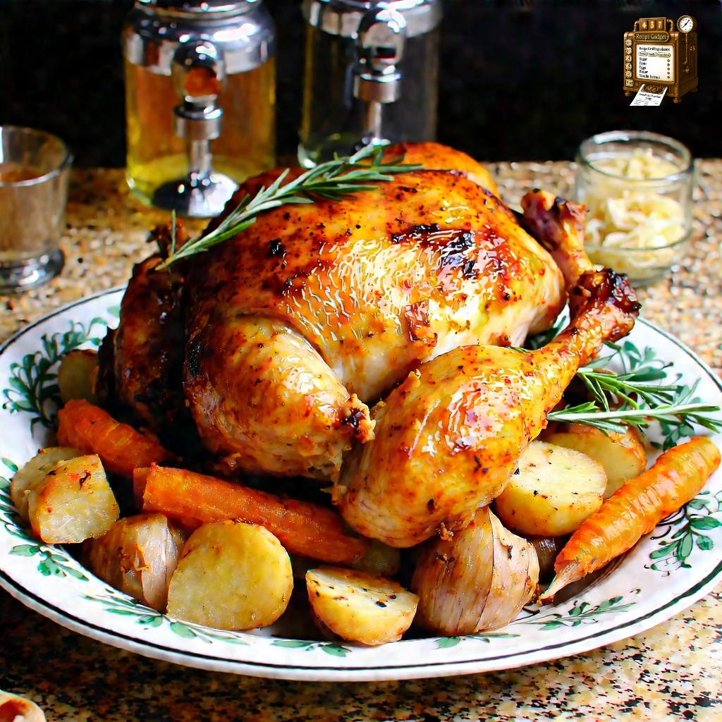 Garlic Butter Roasted Chicken recipe