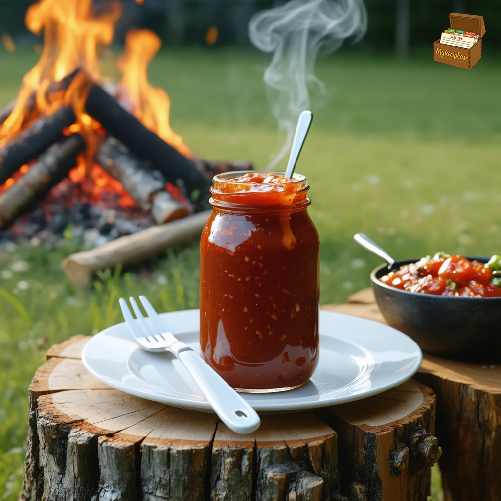Spicy Sweet BarBQue Sauce recipe