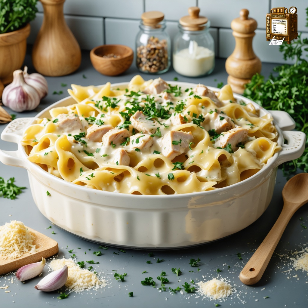 Creamy Chicken Bowtie Pasta recipe