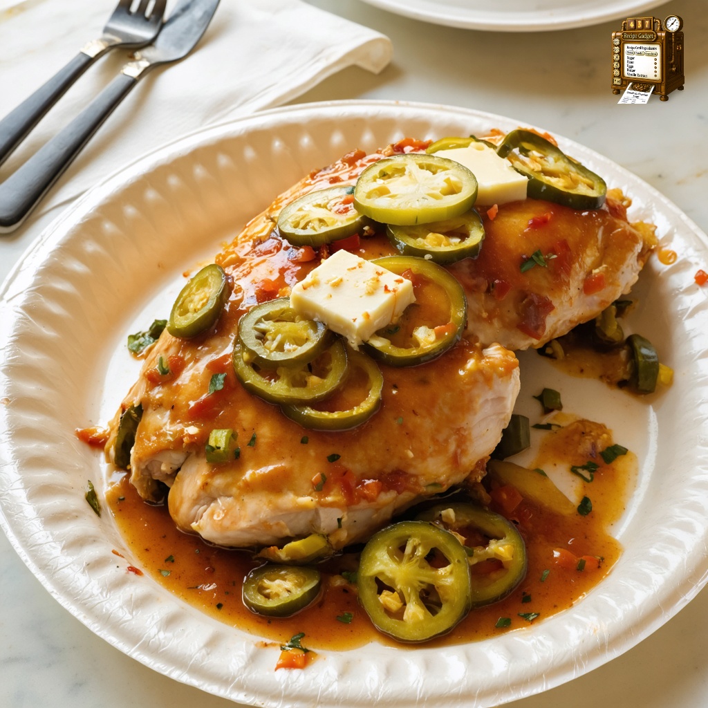 Slow Cooker Mississippi Chicken recipe