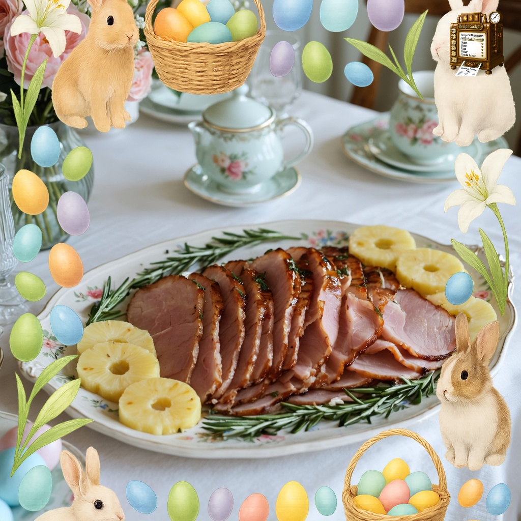 Glazed Ham Steaks recipe