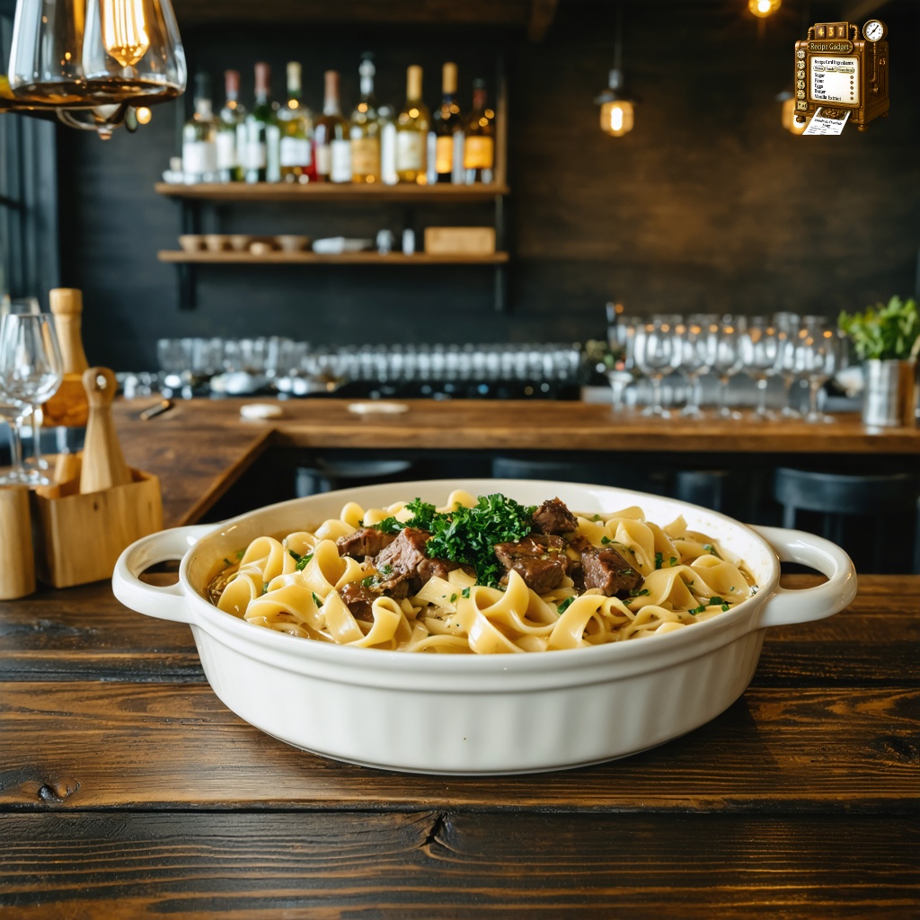 Beef and Noodles recipe