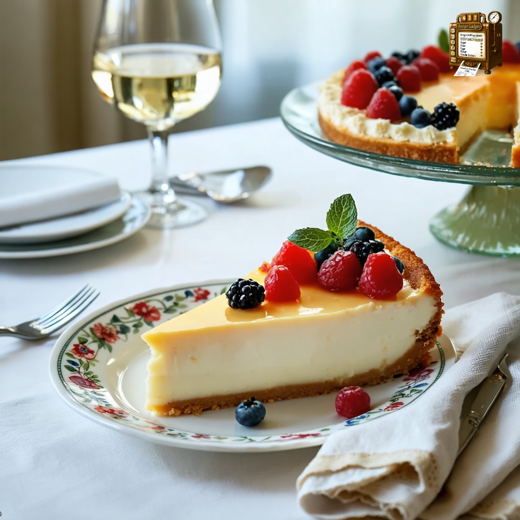 Nanny's Italian Crustless Cheesecake recipe