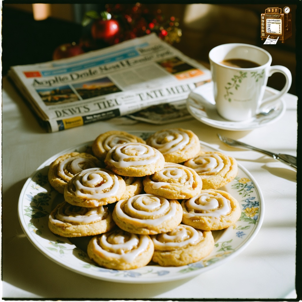 Apple-Date Swirl Cookies recipe