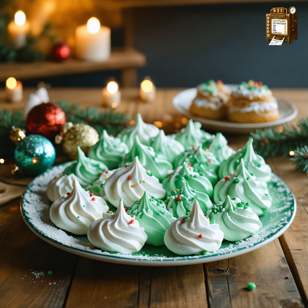 Mint-Kissed Meringues recipe