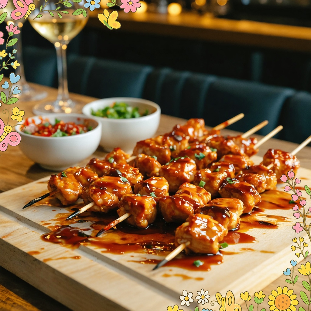 Bang Bang Chicken Skewers recipe
