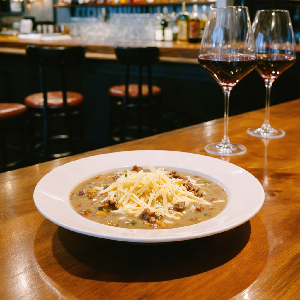 Potato Soup with Cheese recipe