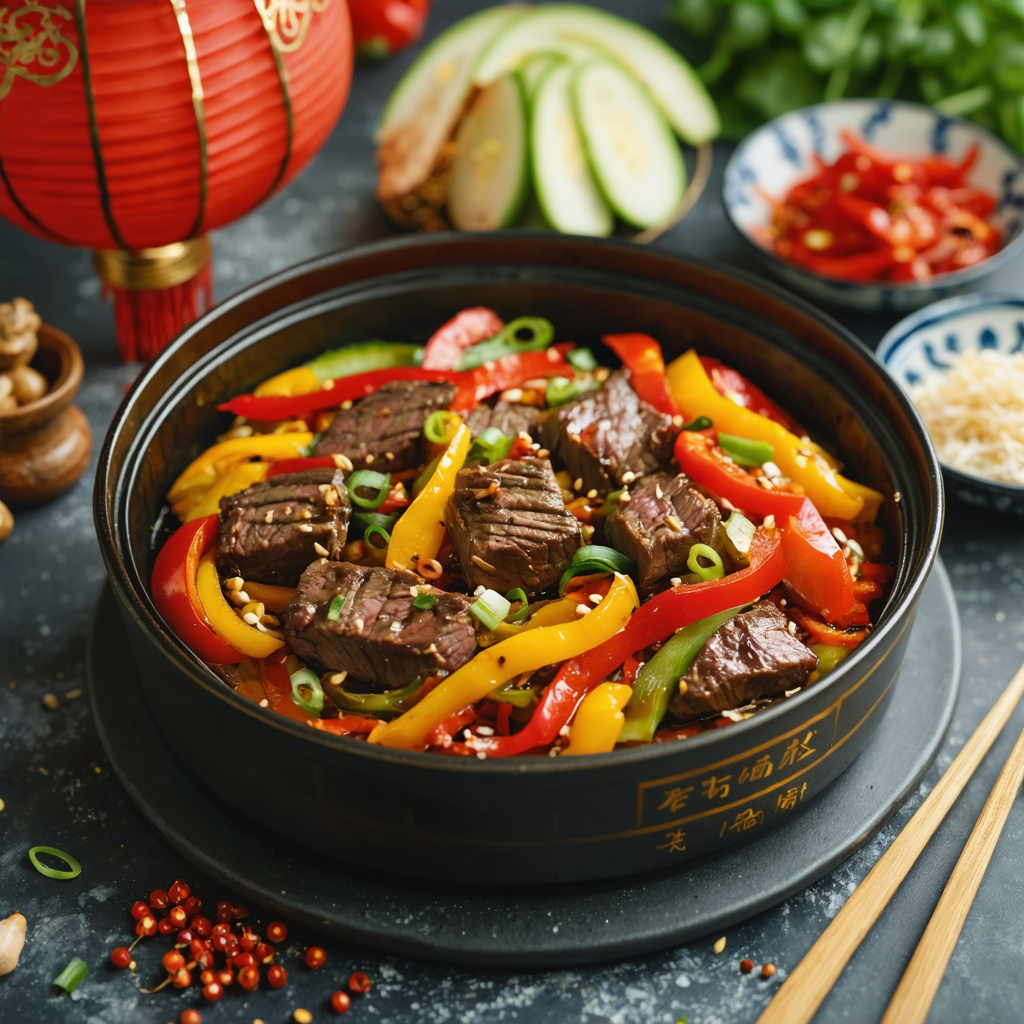 Beijing-Style Flank Steak Stir Fry recipe