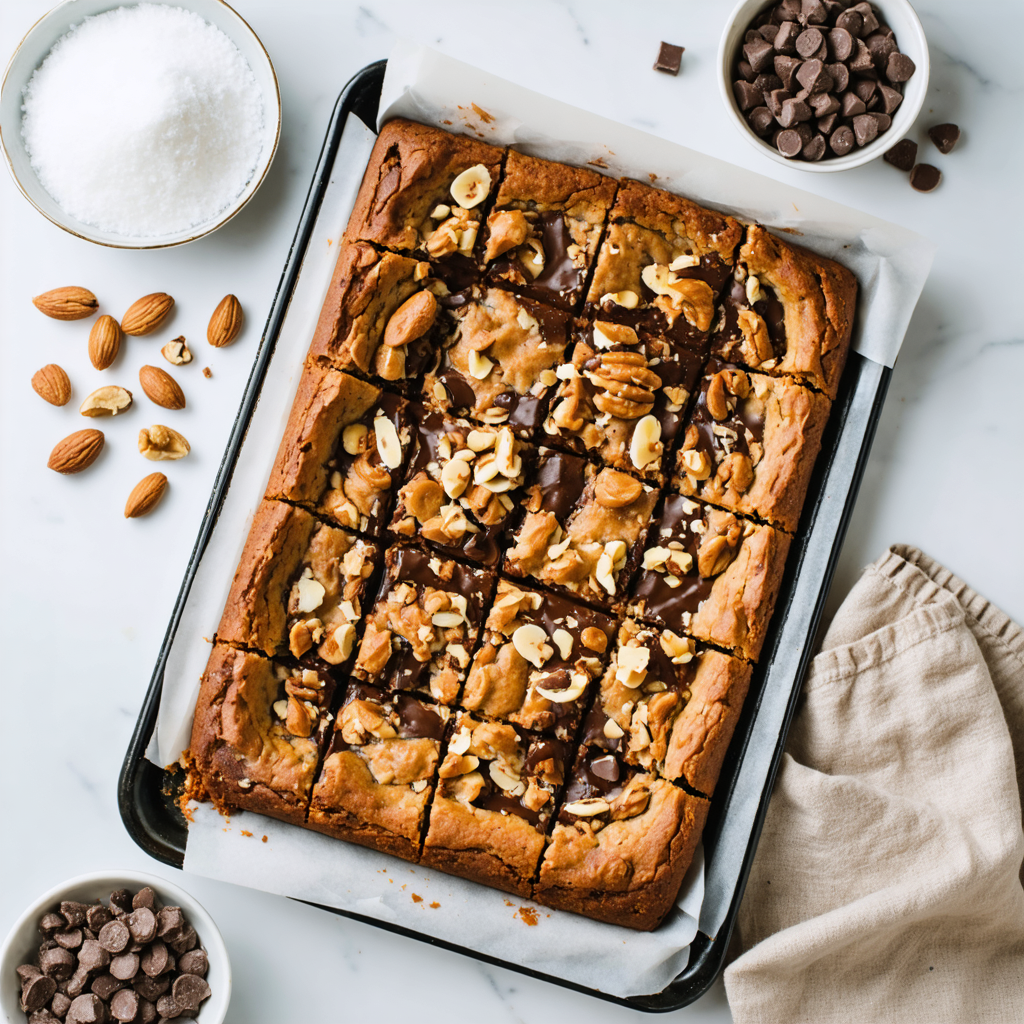 Fudge Nut Bars recipe