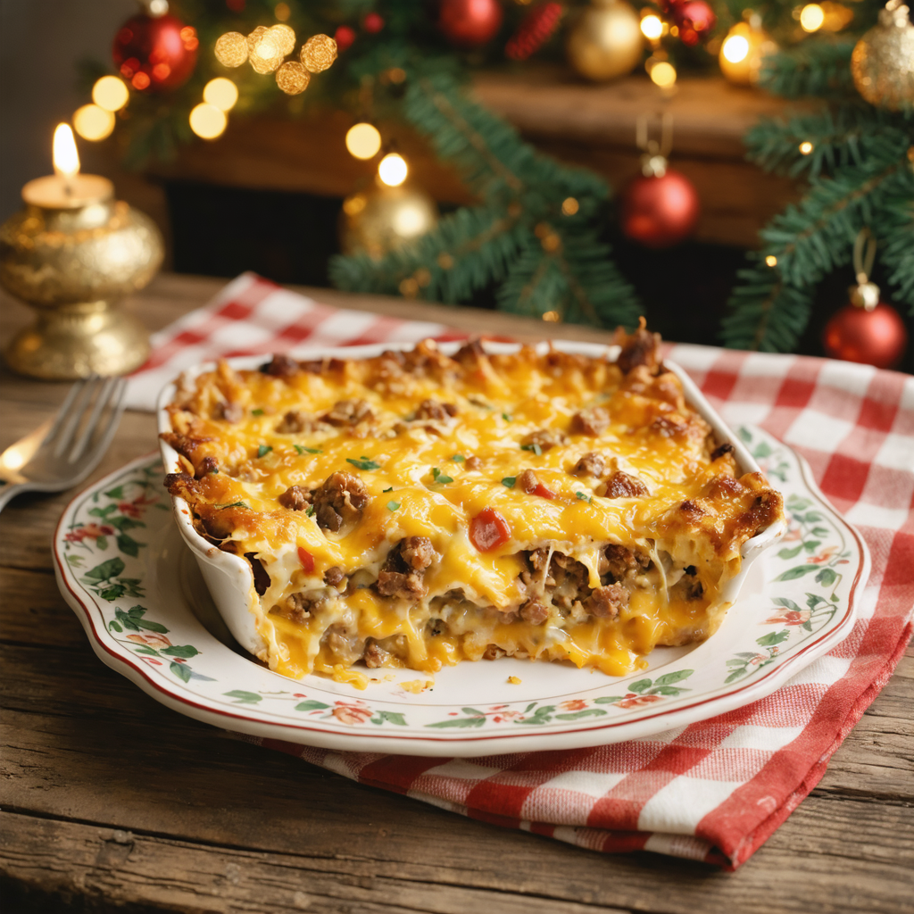 Aunt Frances' Breakfast Casserole recipe