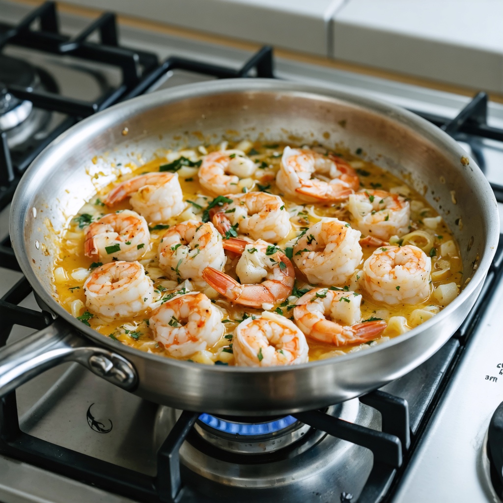 Copycat Red Lobster Shrimp Scampi recipe