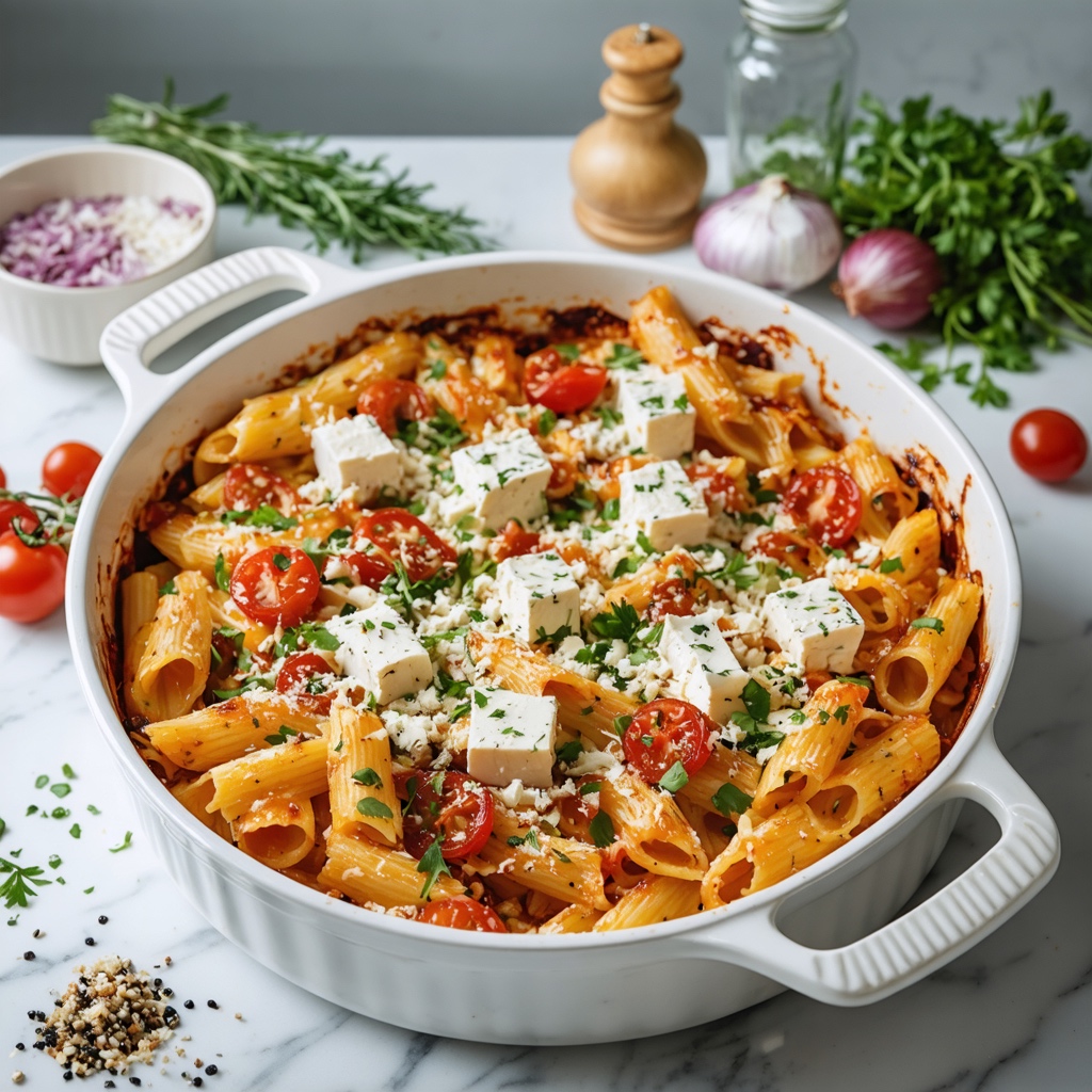 Baked Feta Pasta recipe