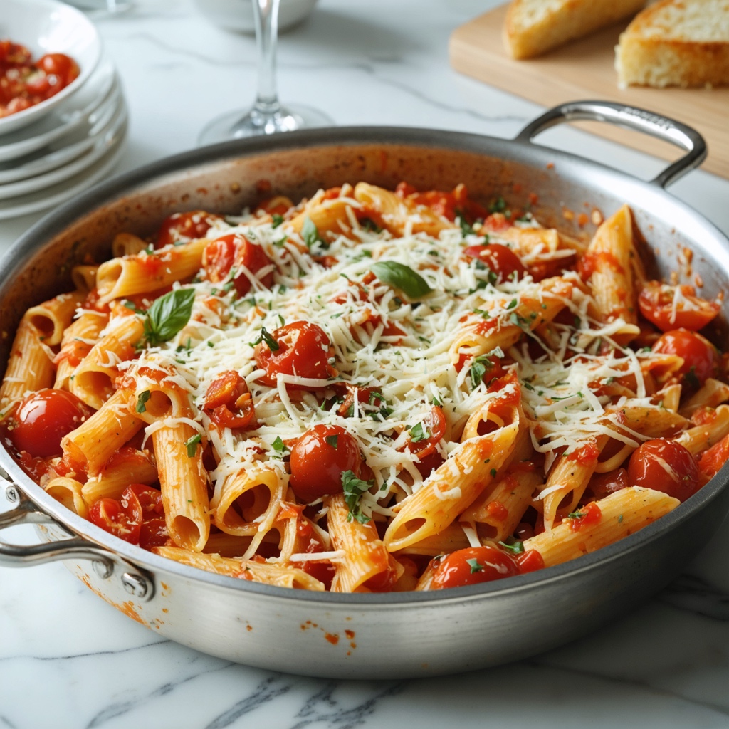 Irresistible Tomato Smash Pasta recipe