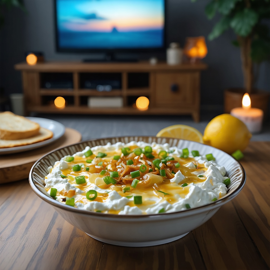 Cottage Cheese Caramelized Onion Dip recipe