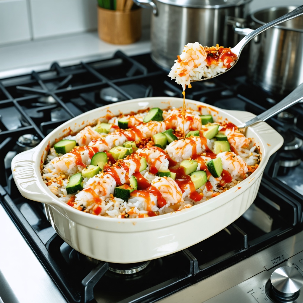 Sushi Bake recipe