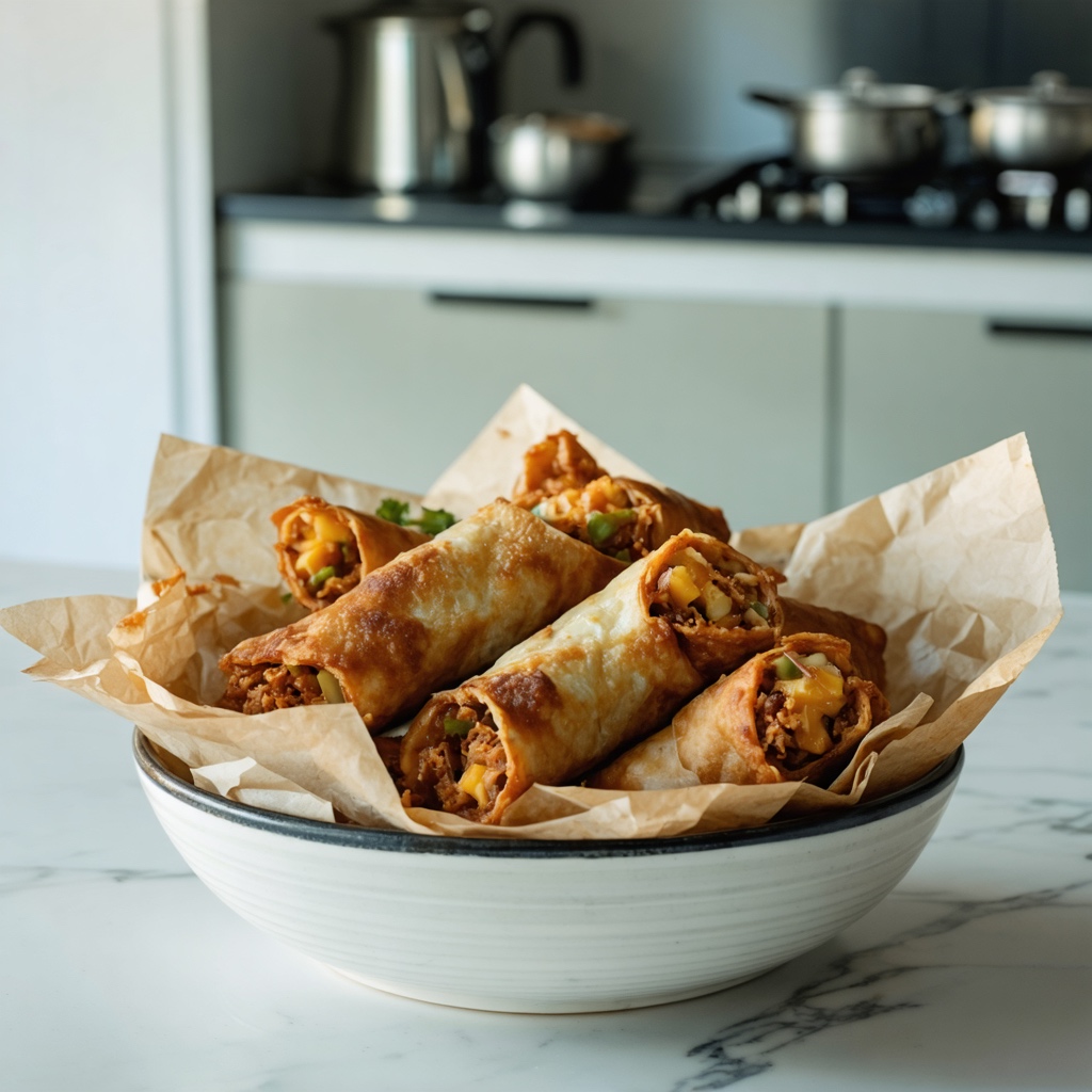 Mexican Egg Rolls recipe