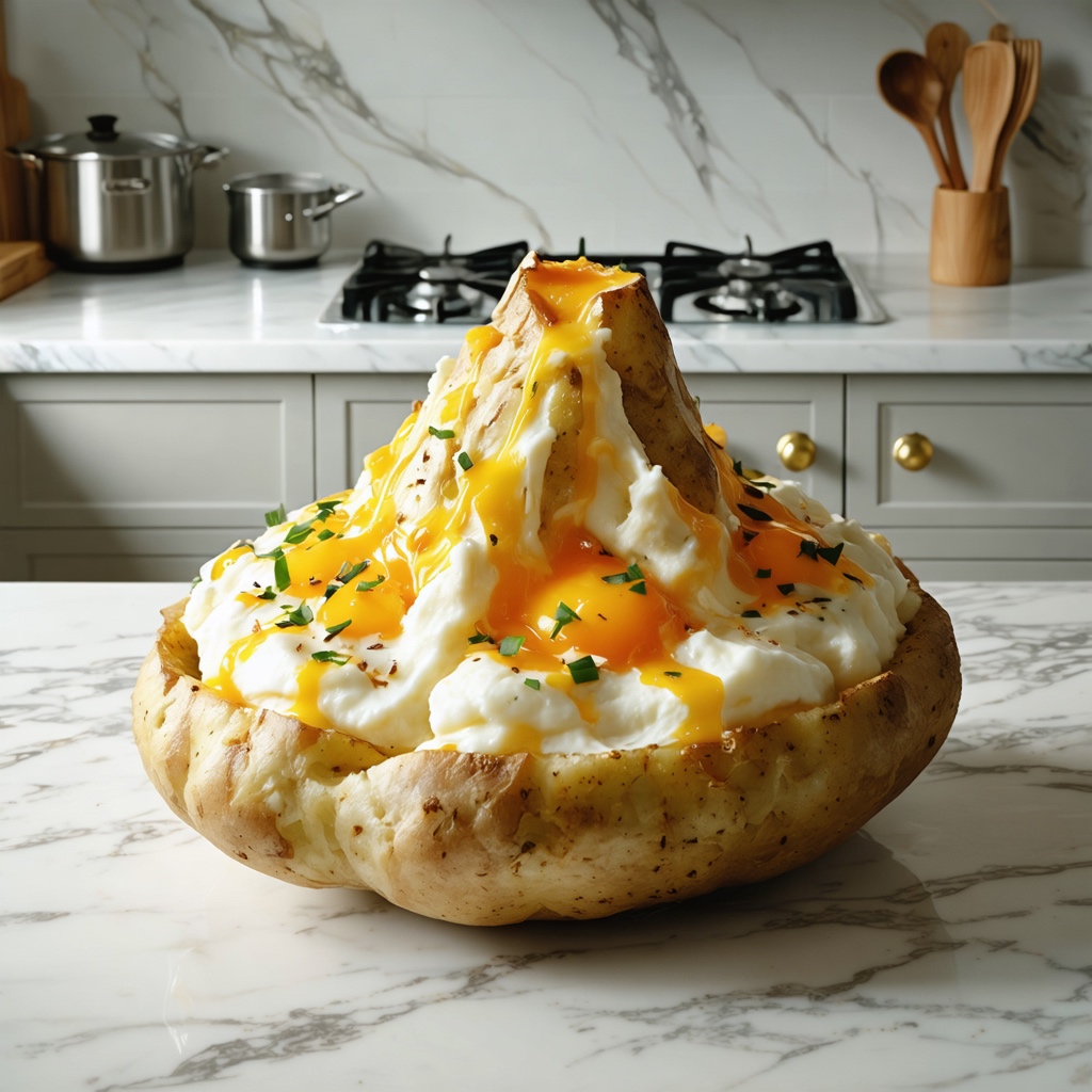 Potato Volcano recipe