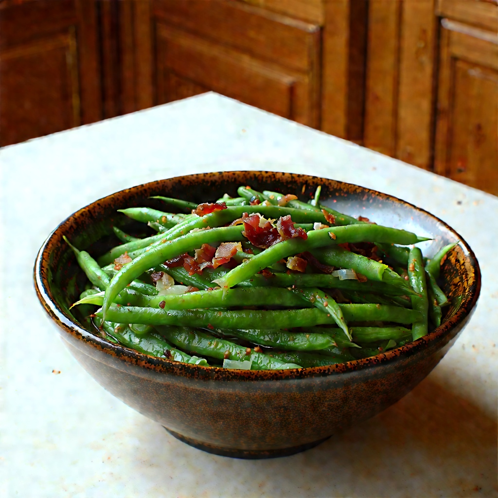 Southern Green Beans with Bacon recipe