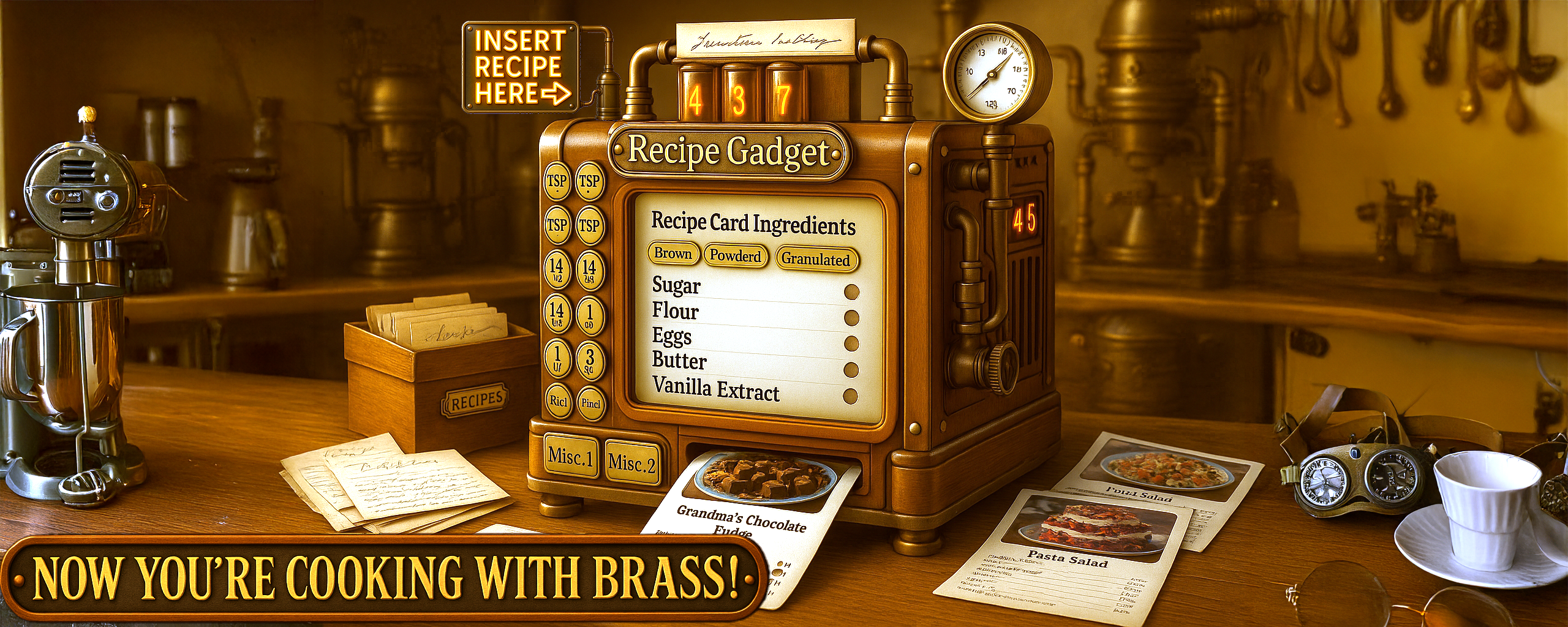 Recipe Gadget Banner