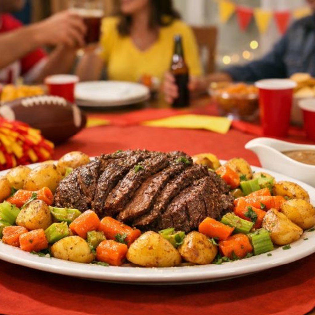 Curator Mikey's Game Day Roast Beef recipe