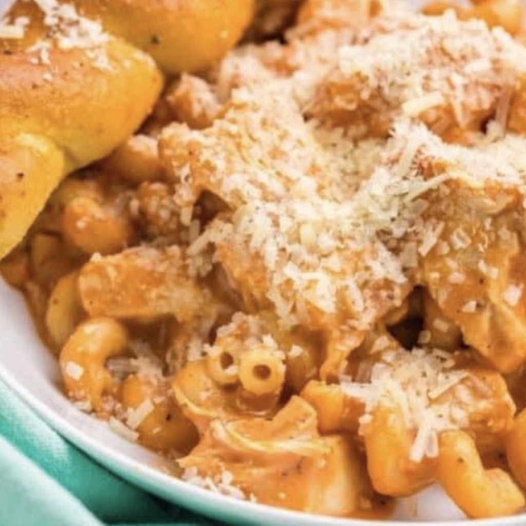 Slow Cooker Creamy Chicken Pasta recipe