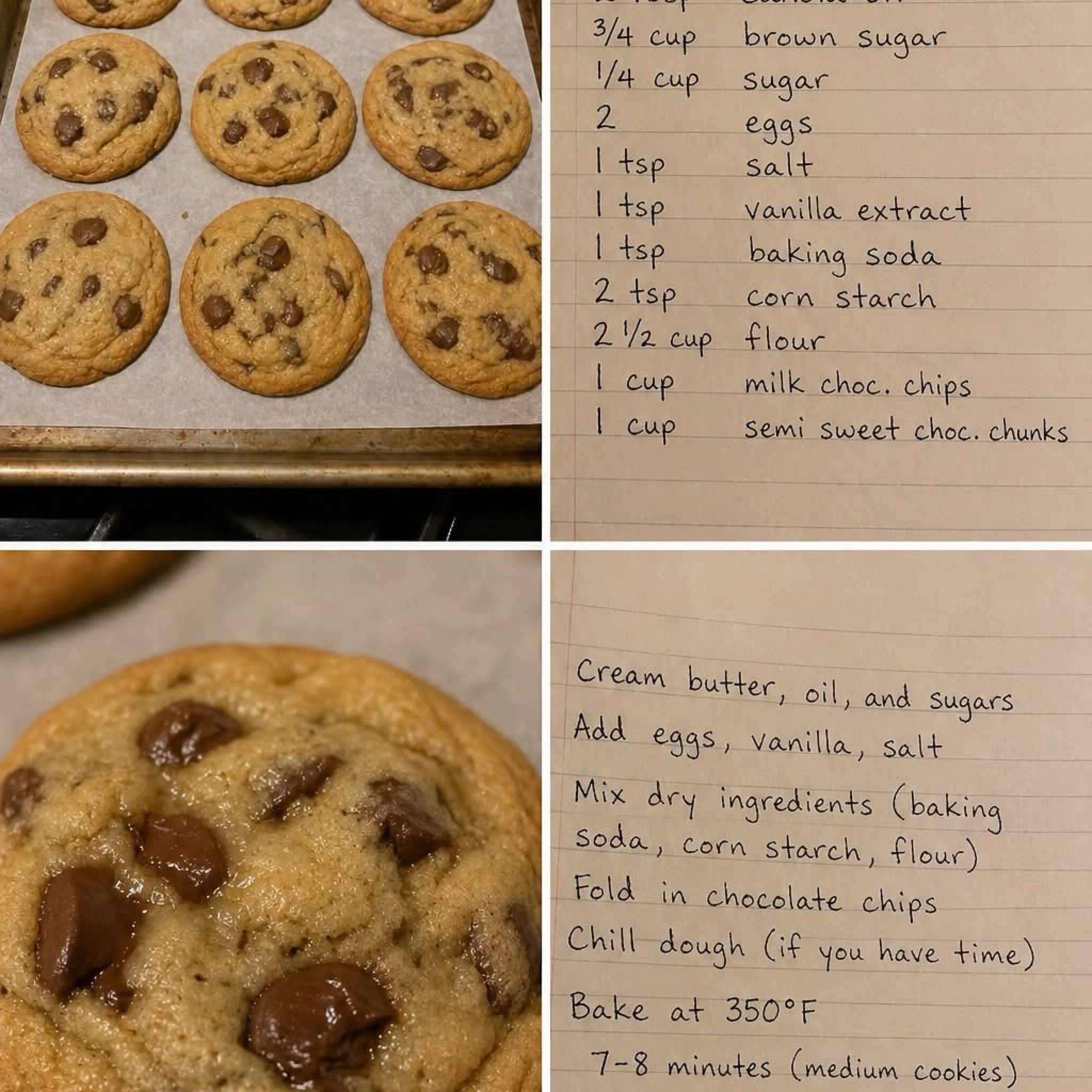 Chocolate Chip Cookies recipe