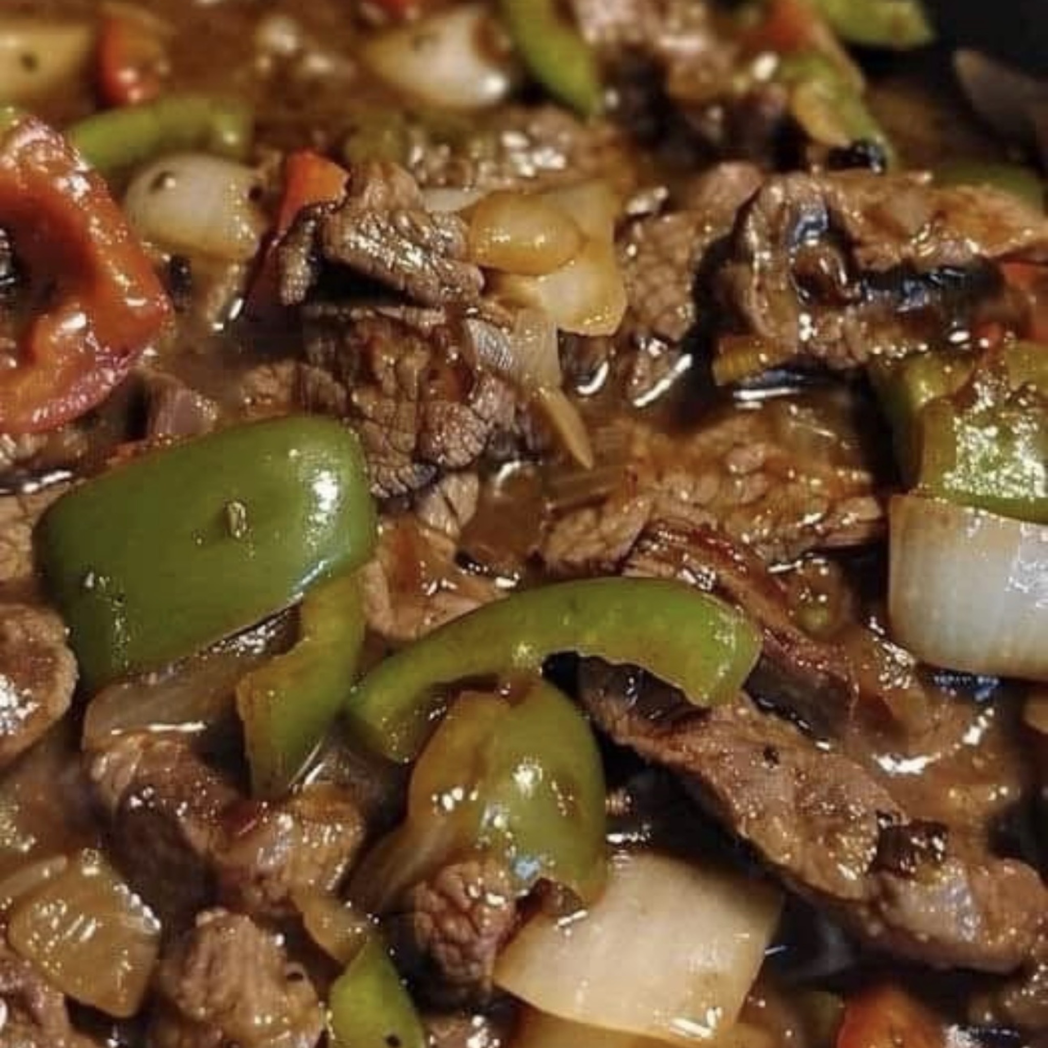 Slow-Cooker Pepper Steak recipe