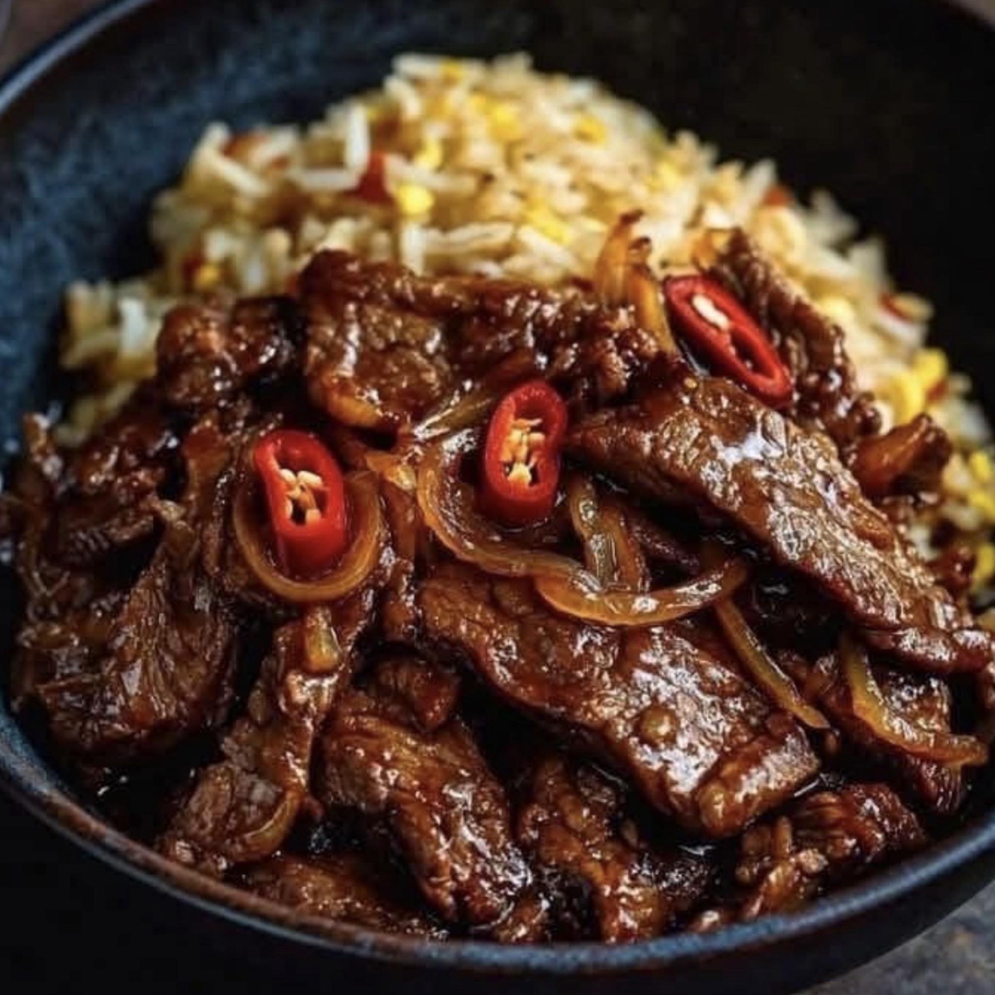 Spicy Mongolian Beef recipe